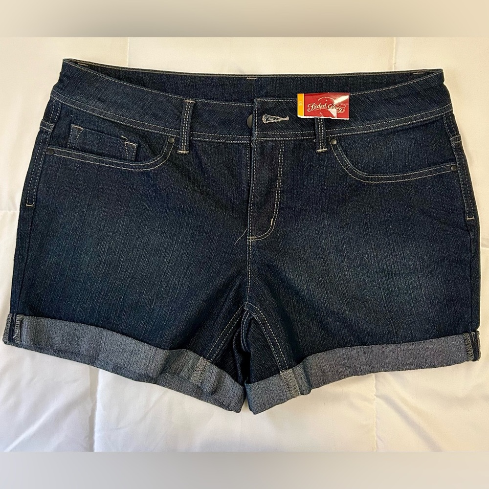 Faded Glory Denim Shorts Size 10
